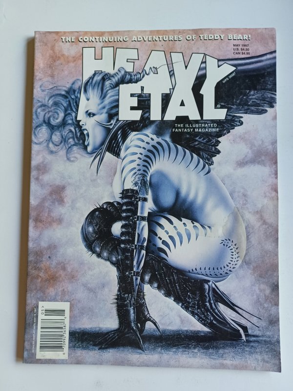 Heavy Metal Magazine Vol.21 #2 (1997), raw comic book in NM condition — front cover