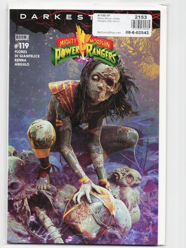 Mighty Morphin Power Rangers #119 (Boom! Studios, 2024), raw, ungraded comic book — front cover