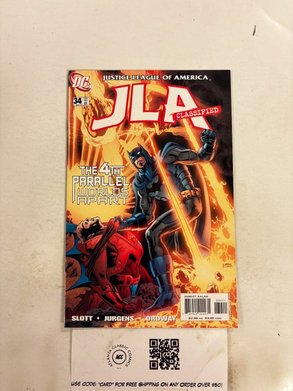 JLA Classified #34 (DC Comics), raw comic book in NM condition — front cover
