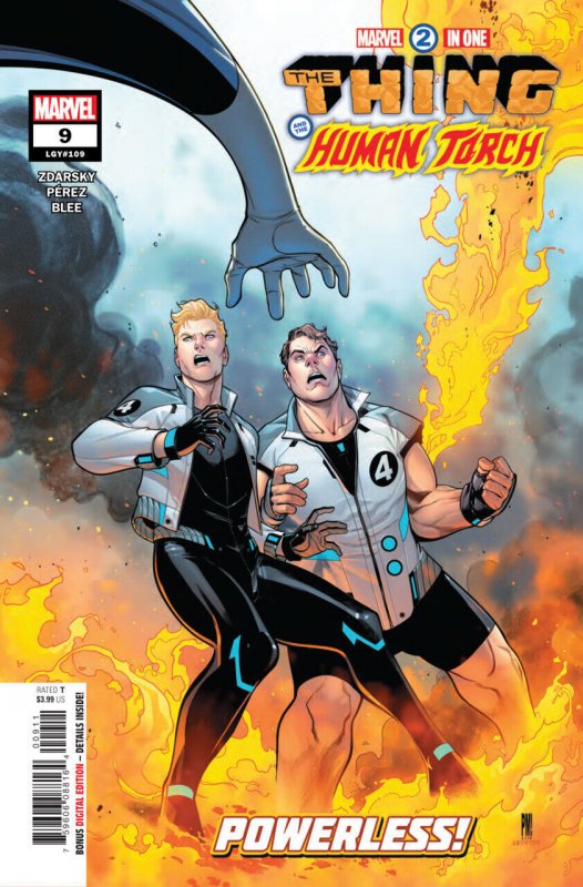 Marvel Two-In-One #9 (Marvel Comics, 2017), raw comic book in VF/NM condition — front cover