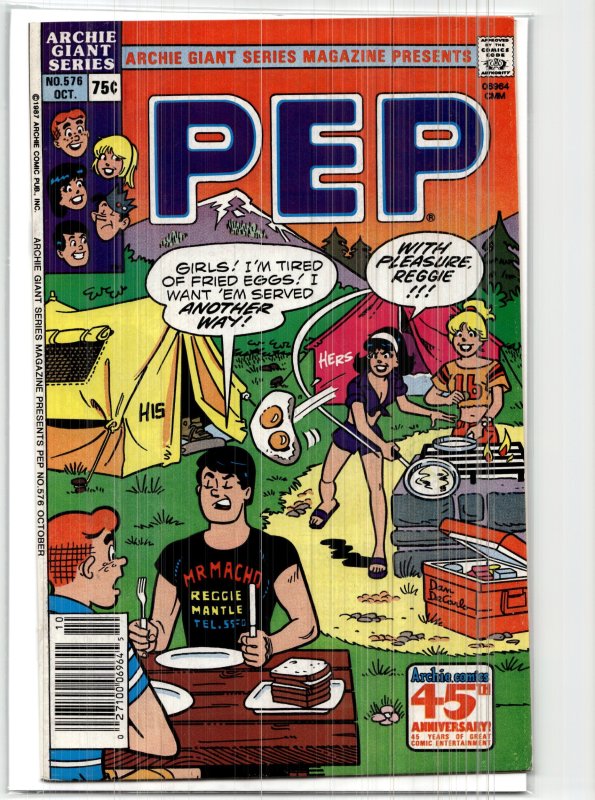 Archie Giant Series Magazine #576 (Archie Comics, 1987), raw, ungraded comic book — front cover
