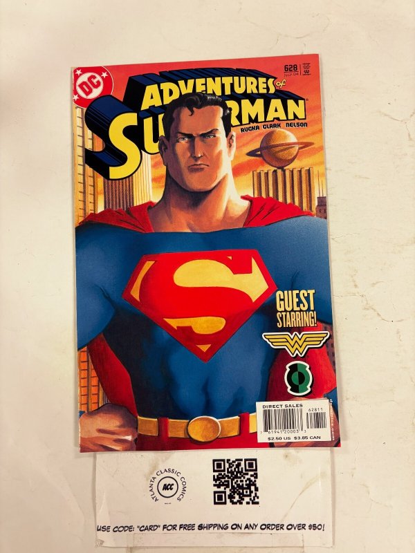 Adventures of Superman #628 (DC Comics), raw comic book in NM condition — front cover