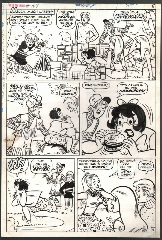 Millie the Model #184 (Marvel Comics), raw comic book in FN condition — front cover