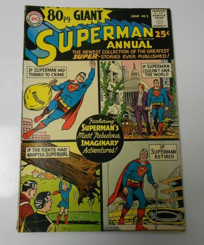 1964 80 Page Giant #1 (1964), raw comic book in FN- condition — front cover