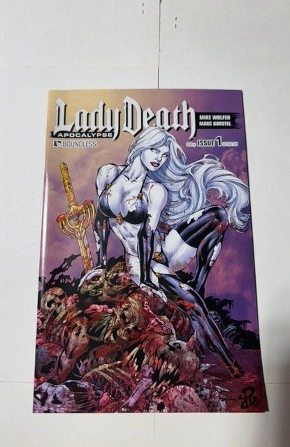 Lady Death: Apocalypse #1 (2015), raw comic book in NM condition — front cover