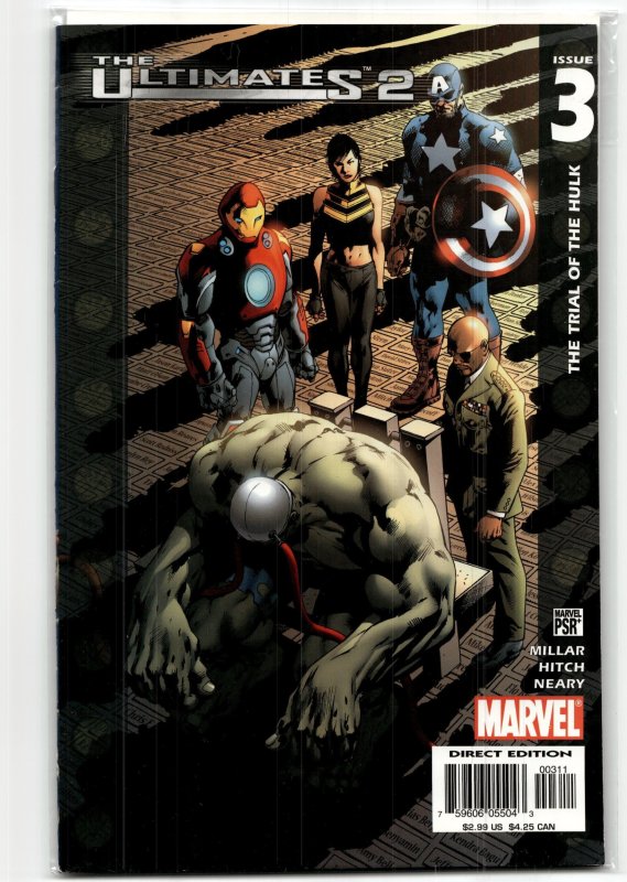 Ultimates 2 #3 (2005), raw, ungraded comic book — front cover