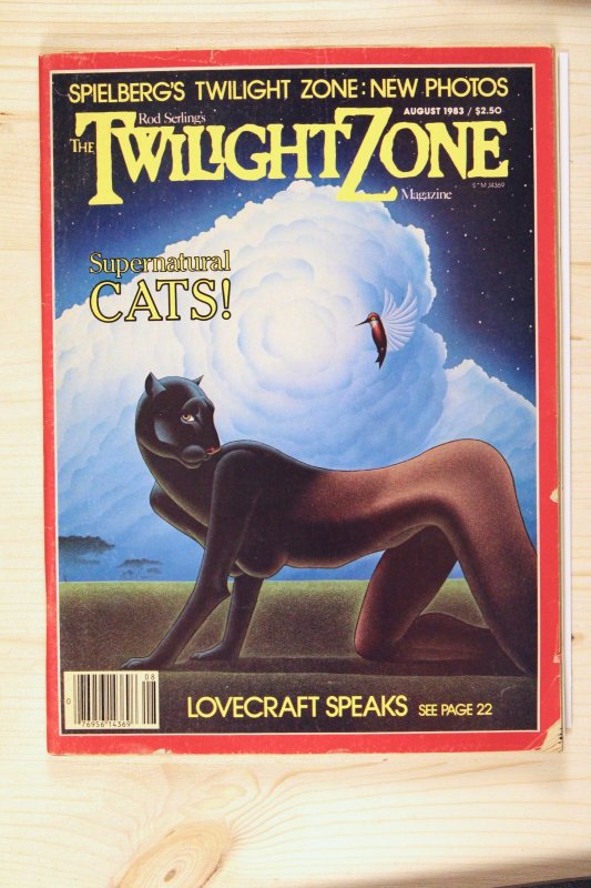 The Twilight Zone Magazine – TZ Publications (Aug 1983) (1983), raw, ungraded comic book — front cover