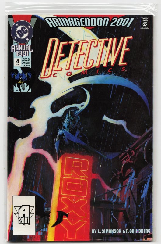 Detective Comics Annual #4 (DC Comics, 1991), raw, ungraded comic book — front cover