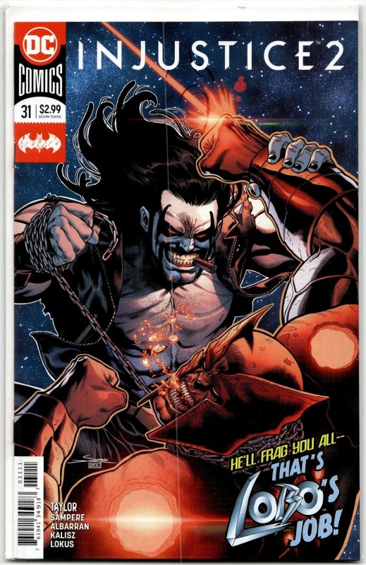 Injustice 2 #31 (2018), raw, ungraded comic book — front cover