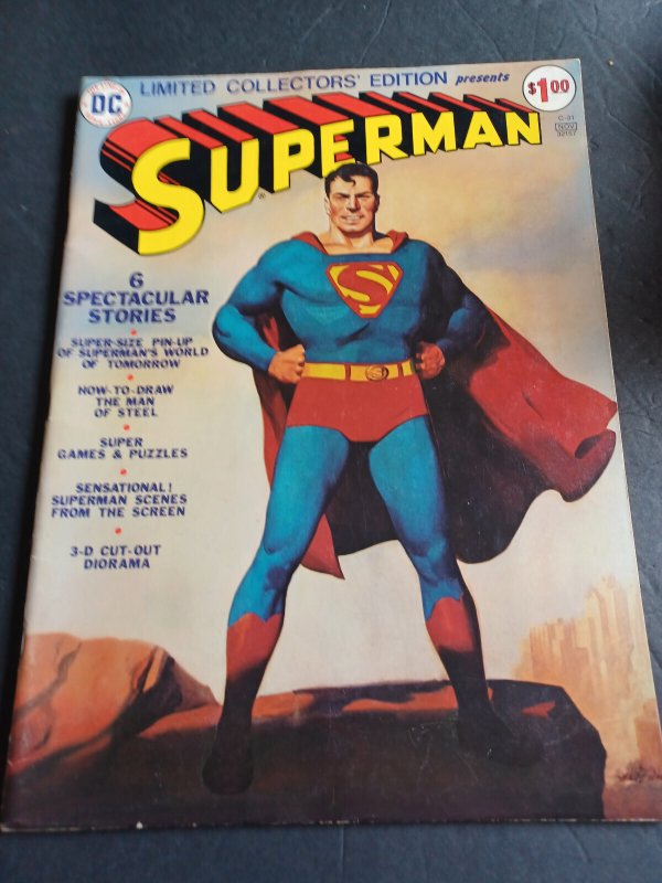 Superman DC Treasury Edition C-31 - 1974 - Fn/vf (DC Comics, 1974), raw comic book in FN/VF condition — front cover