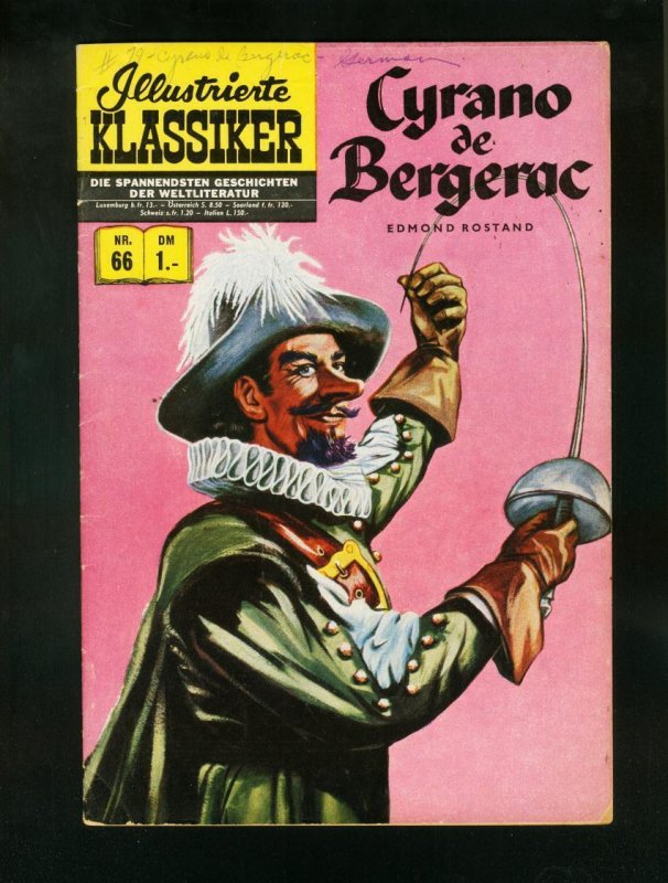 Classics Illustrated #66 (Gilberton), raw comic book in VG condition — front cover