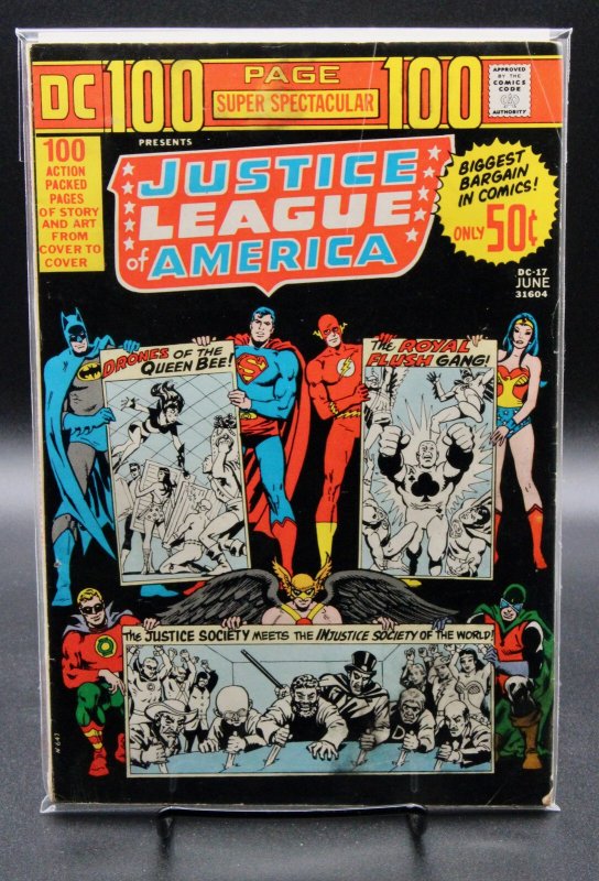 100-Page Super Spectacular #17 (DC Comics, 1973), raw comic book in FN- condition — front cover