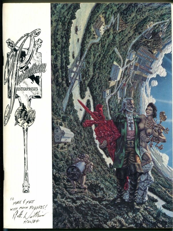 Promethean Enterprises #5 (1974), raw comic book in FN/VF condition — front cover