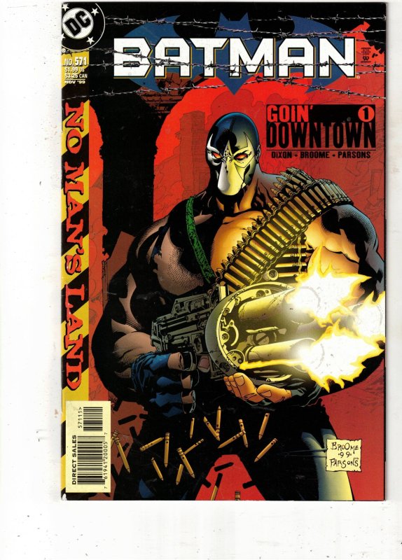 Batman #571 (DC Comics, 1999), raw comic book in NM+ condition — front cover