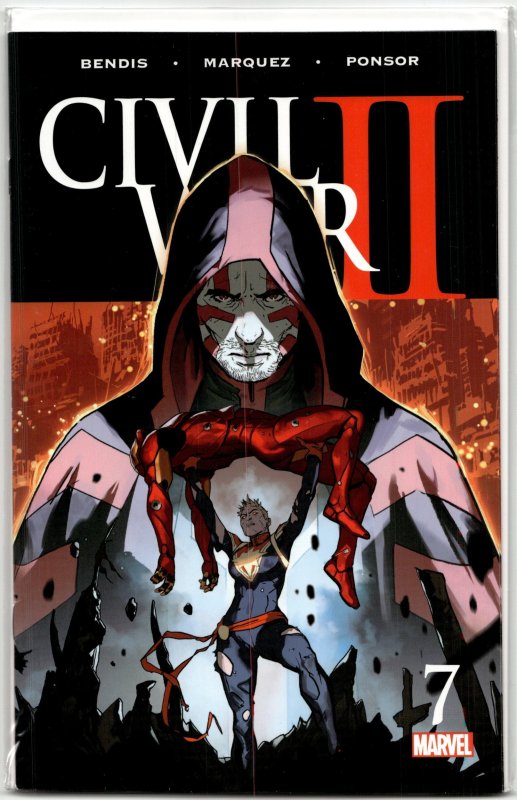 Civil War II #7 (Marvel Comics, 2017), raw, ungraded comic book — front cover