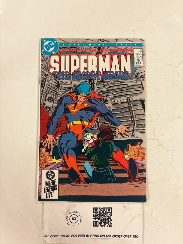 Superman the Secret Years #3 (DC Comics, 1985), raw comic book in NM condition — front cover