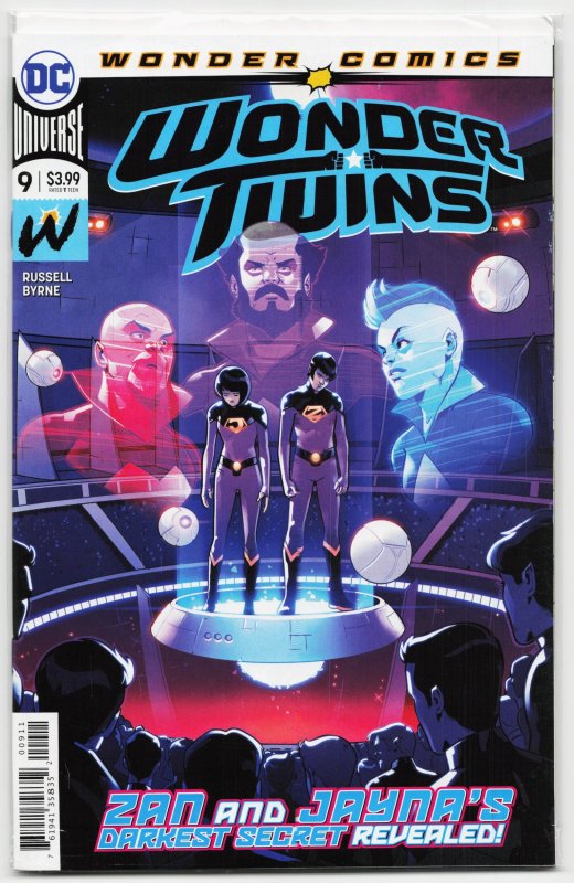Wonder Twins #9 (DC Comics, 2020), raw, ungraded comic book — front cover