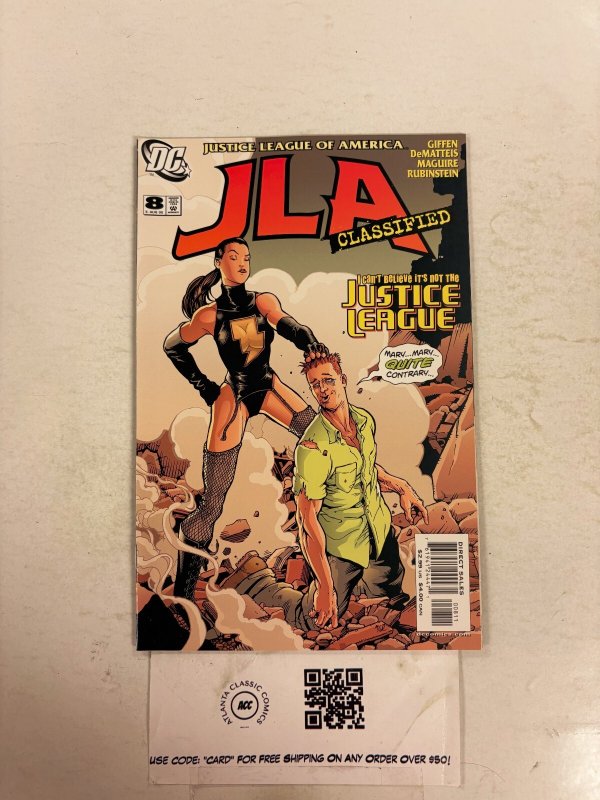 JLA Classified #8 (DC Comics), raw comic book in NM condition — front cover