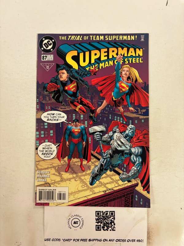 Superman Man of Steel #87 (DC Comics), raw comic book in NM condition — front cover