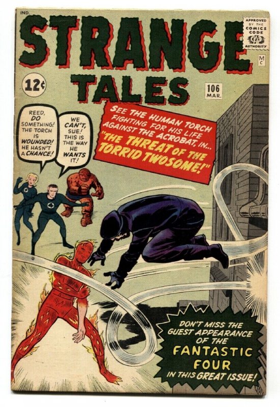 Strange Tales #106 (Marvel Comics), raw, ungraded comic book — front cover