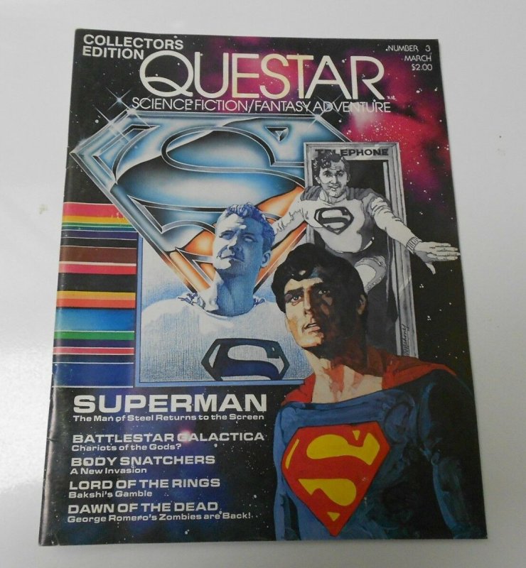 1979 Questar Magazine #3 (1979), raw comic book in VF+ condition — front cover