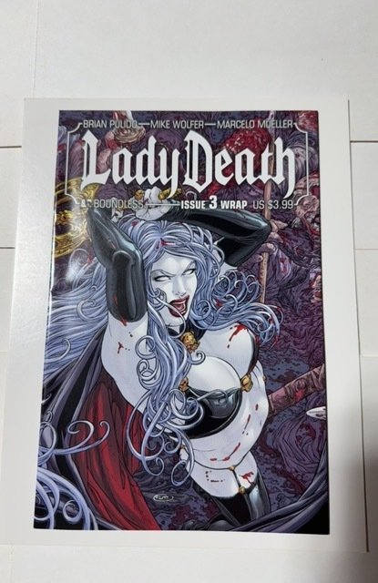 Lady Death #3 (2011), raw comic book in NM condition — front cover