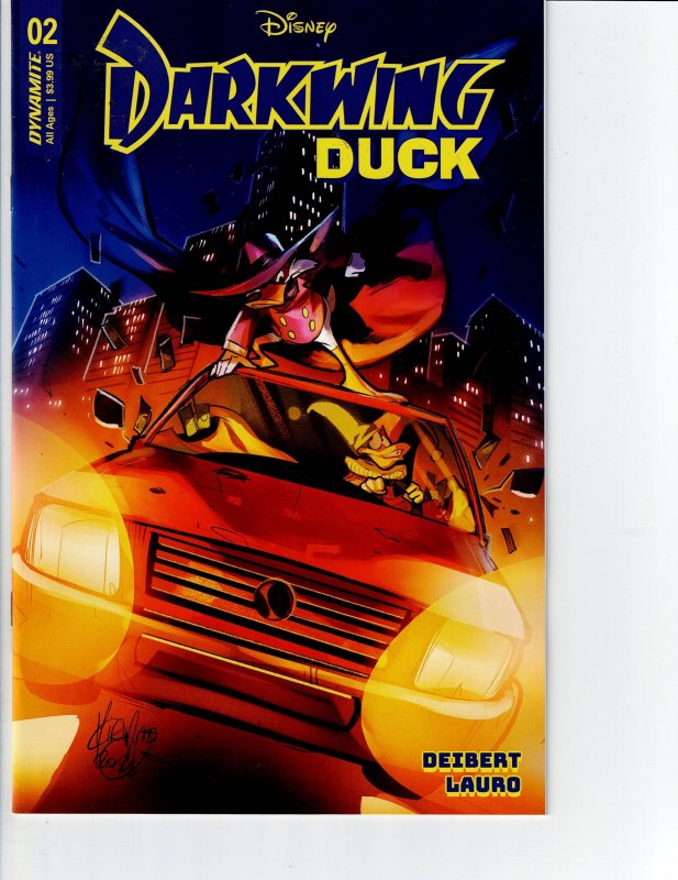 Darkwing Duck Vol.2 #2B, raw, ungraded comic book — front cover