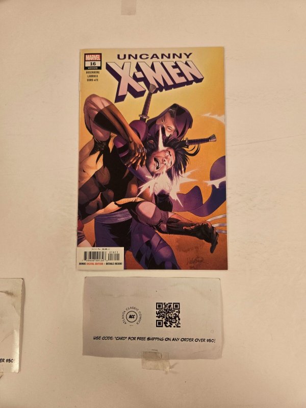Uncanny X-Men #16 (Marvel Comics, 2014), raw comic book in NM condition — front cover