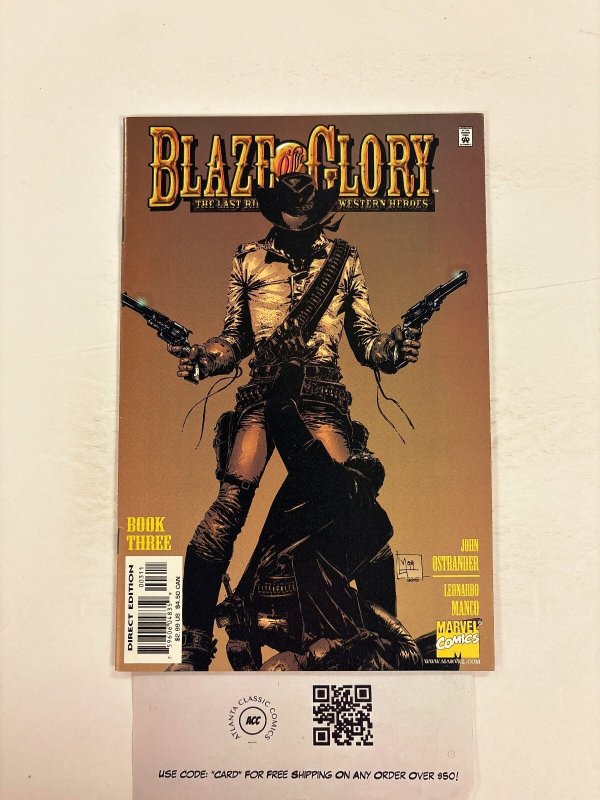 Blaze of Glory #3 (Marvel Comics), raw comic book in NM condition — front cover