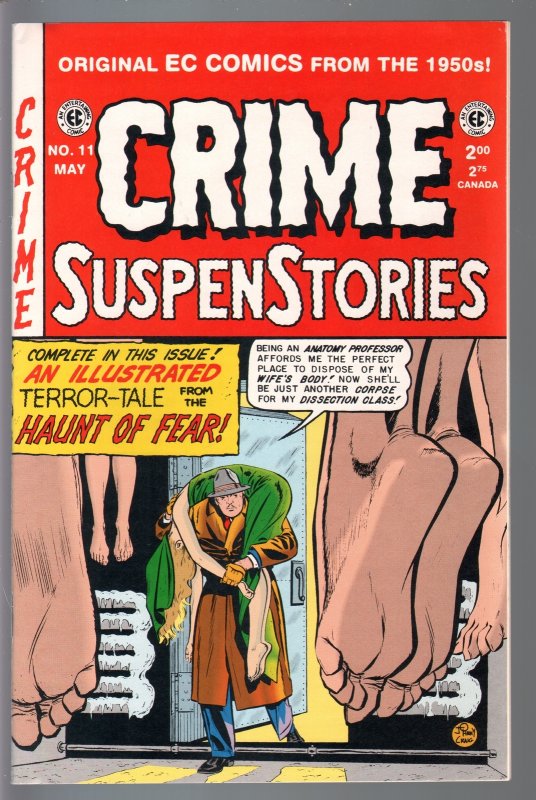 Crime SuspenStories #11 (EC Comics, 1997), raw comic book in FN condition — front cover