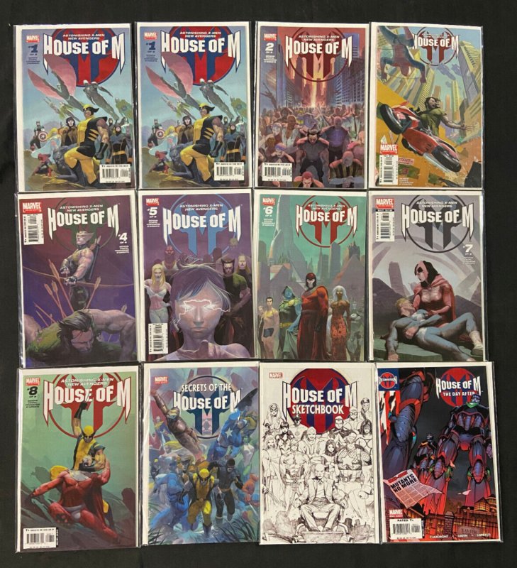 House of M Miniseries and Specials 34 Comics Lot Most Vf-Nm, raw comic book in NM condition — front cover