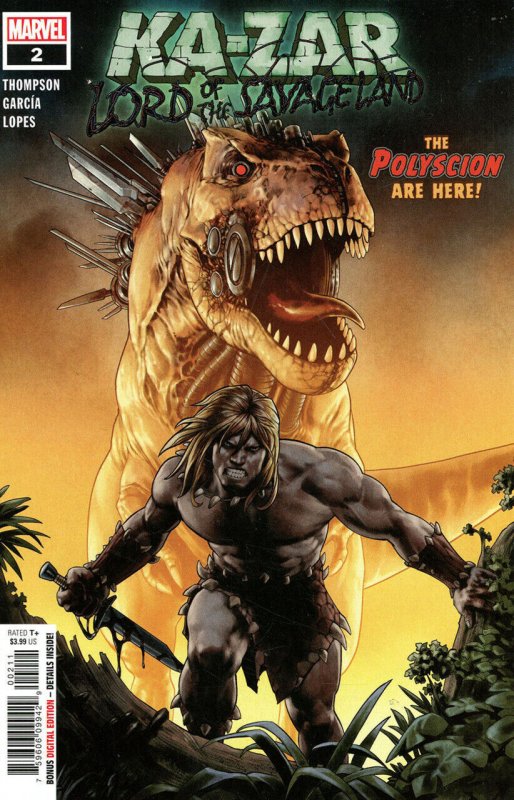 Ka-Zar: Lord of the Savage Land (2021) #'s 2 3 4 5 Near Complete NM Lot (2021), raw comic book in NM condition — front cover