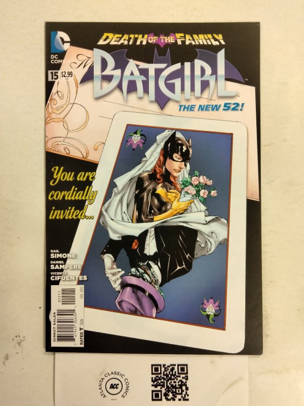 Batgirl #15 (DC Comics), raw comic book in NM condition — front cover