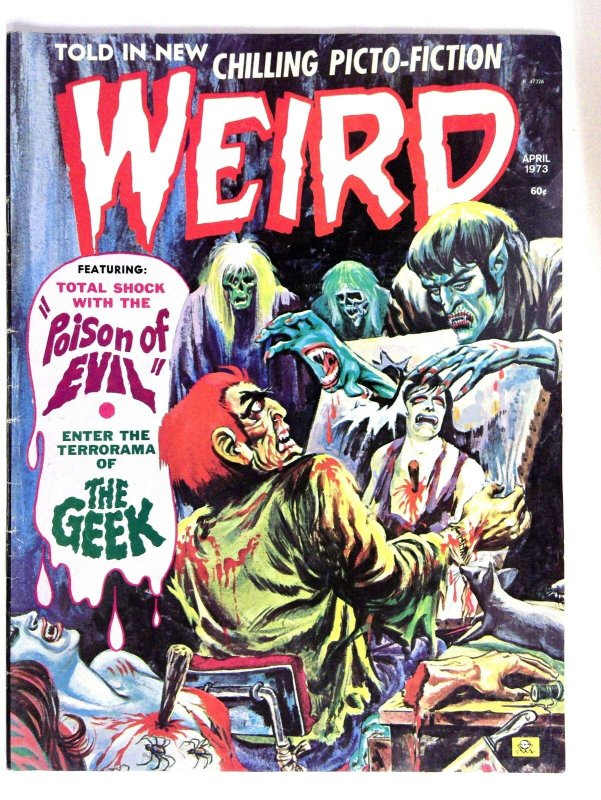 Weird #3 (1973), raw comic book in VG/FN condition — front cover