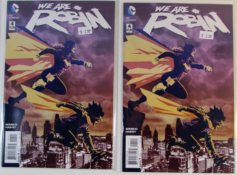 2015 We Are Robin Lot of 2 #4 x2 DC Comics NM 1st Print Comic Books (DC Comics, 2015), raw comic book in NM condition — front cover