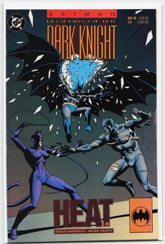Batman: Legends of the Dark Knight #49 (DC Comics, 1993), raw, ungraded comic book — front cover