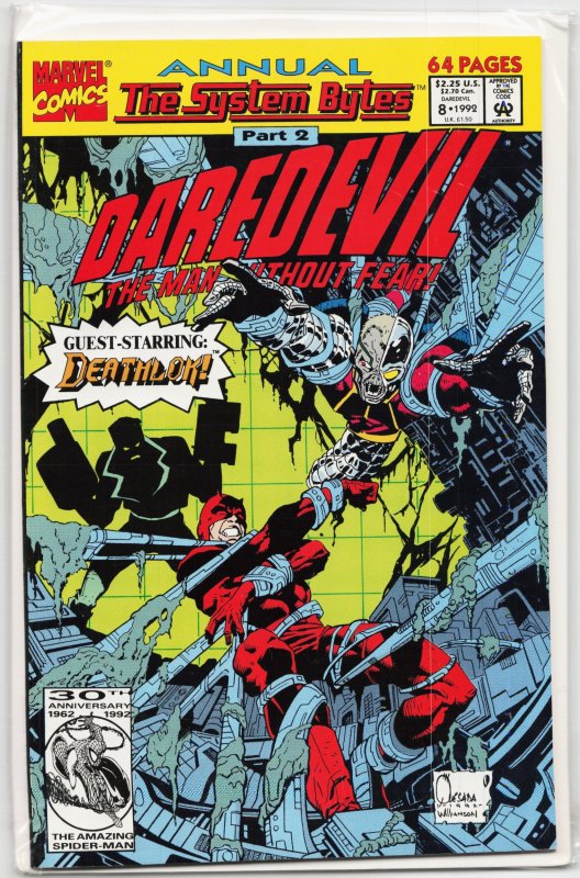 Daredevil Annual #8 (Marvel Comics, 1992), raw, ungraded comic book — front cover