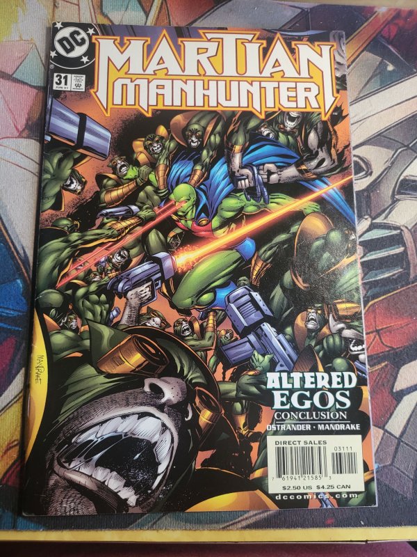 Martian Manhunter #31 (DC Comics, 2001), raw, ungraded comic book — front cover