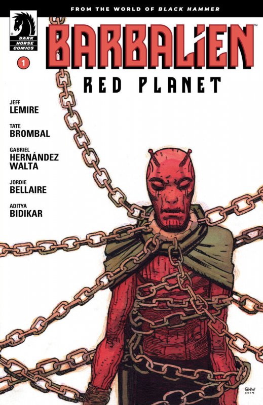 Barbalien: Red Planet #1 (Dark Horse Comics, 2020), raw comic book in VF/NM condition — front cover