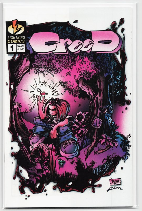 Creed #1 (Image Comics, 1994), raw, ungraded comic book — front cover