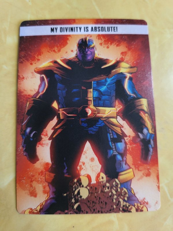 Marvel Crisis Protocol Game Card - My Divinity is Absolute (Marvel Comics), raw, ungraded comic book — front cover