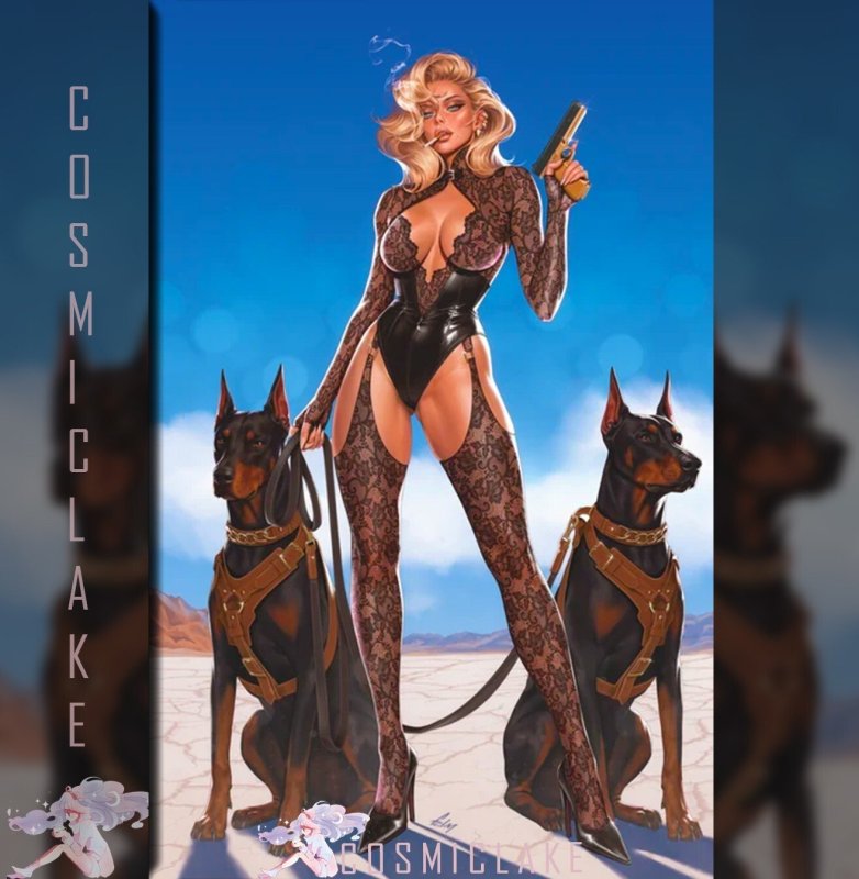 Gun Honey Doubles Down #1, raw, ungraded comic book — front cover