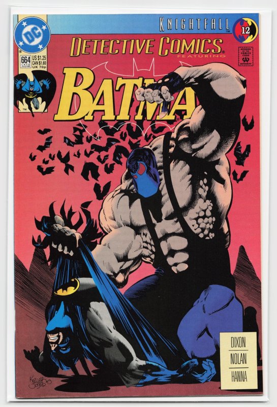 Detective Comics #664 (DC Comics, 1993), raw, ungraded comic book — front cover