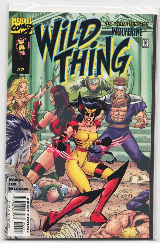 Wild Thing #2 (1999), raw, ungraded comic book — front cover