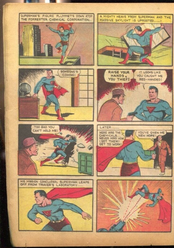 Action #19 (DC Comics, 1939), raw, ungraded comic book — front cover