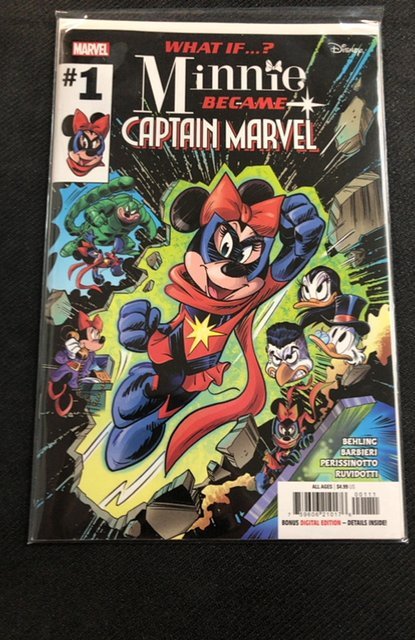 What If...? Minnie Became Captain Marvel (2025) (2025), raw, ungraded comic book — front cover