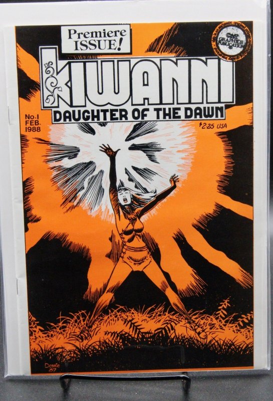 Kiwanni: Daughter of the Dawn #1 (1988), raw comic book in VF+ condition — front cover