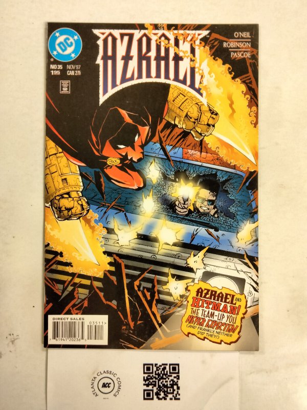 Azrael #35 (DC Comics), raw comic book in NM condition — front cover