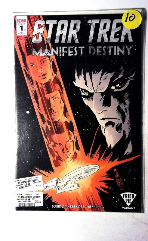 Star Trek Manifest Destiny #1 (IDW Publishing, 2016), raw, ungraded comic book — front cover