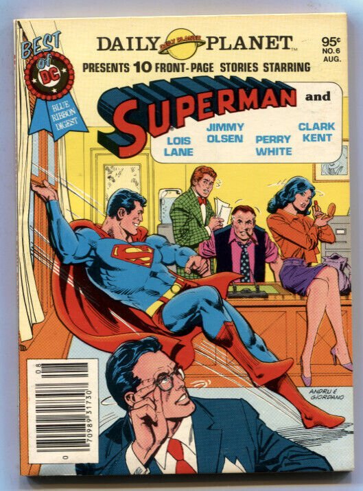 The Best of DC Digest #6 (1980), raw, ungraded comic book — front cover